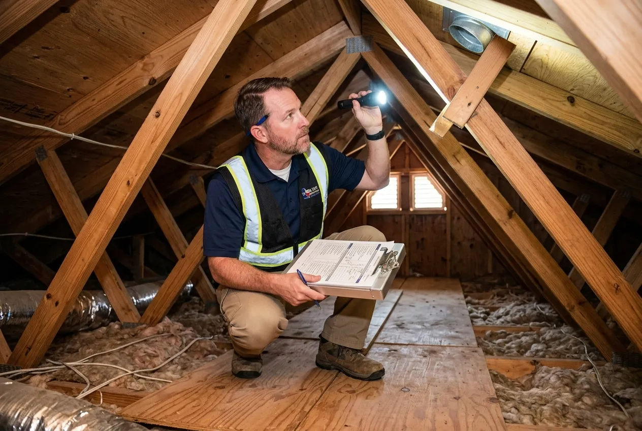 Home inspection in progress