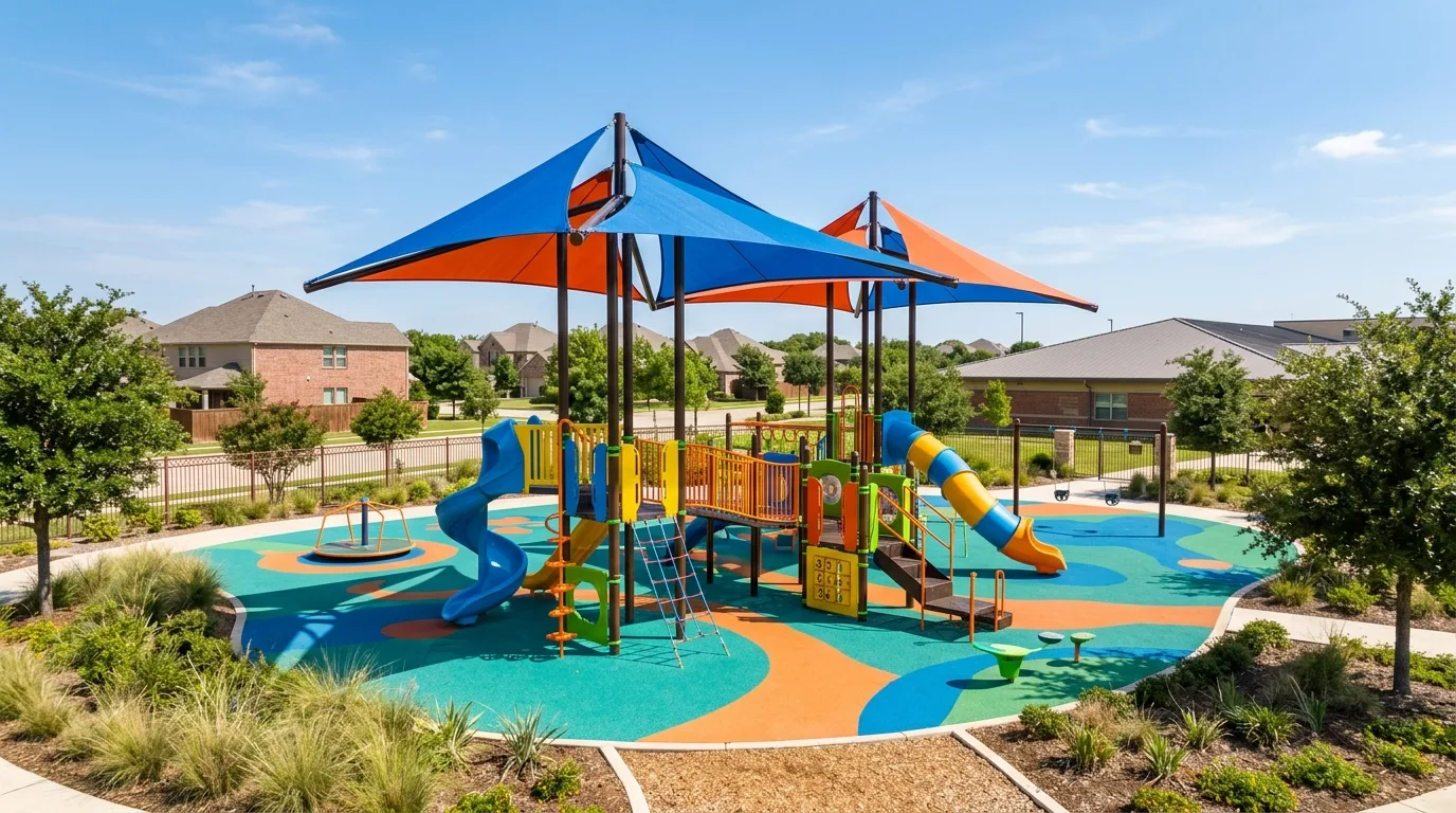 Elementary school playground in Texas